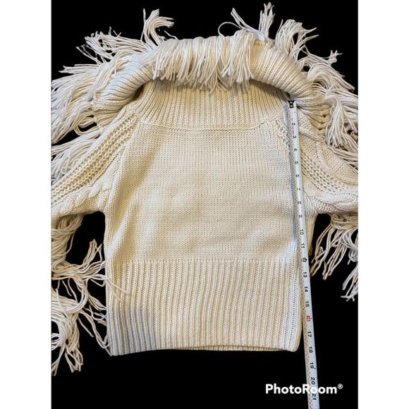 Vintage Willow Root Cropped Cowl Neck Sweater - Picture 7 of 11